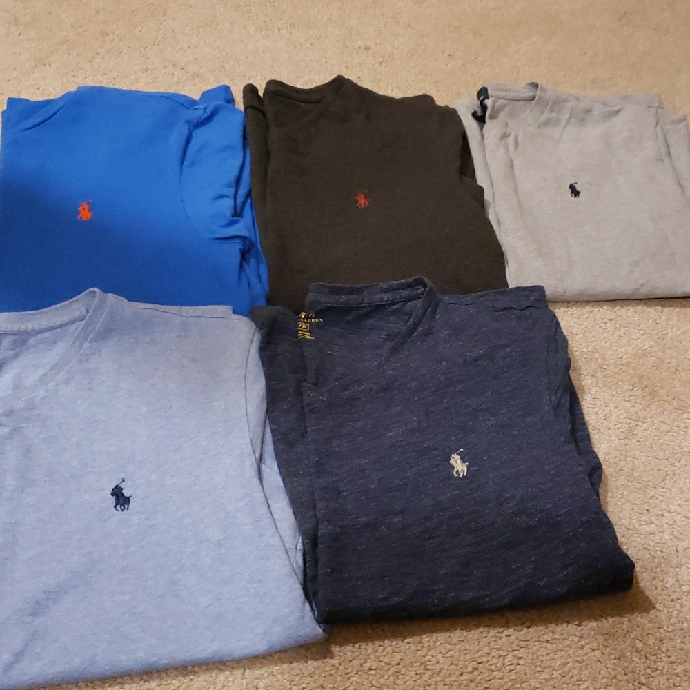 Polo Ralph Lauren 5 shirts mens small